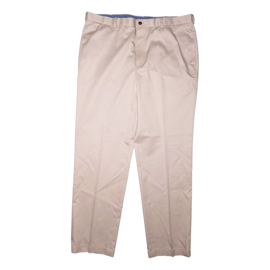 BROOKS BROTHERS Lightweight Chino, Size 30x32, Clark Fit, 97% Cotton, Beige
