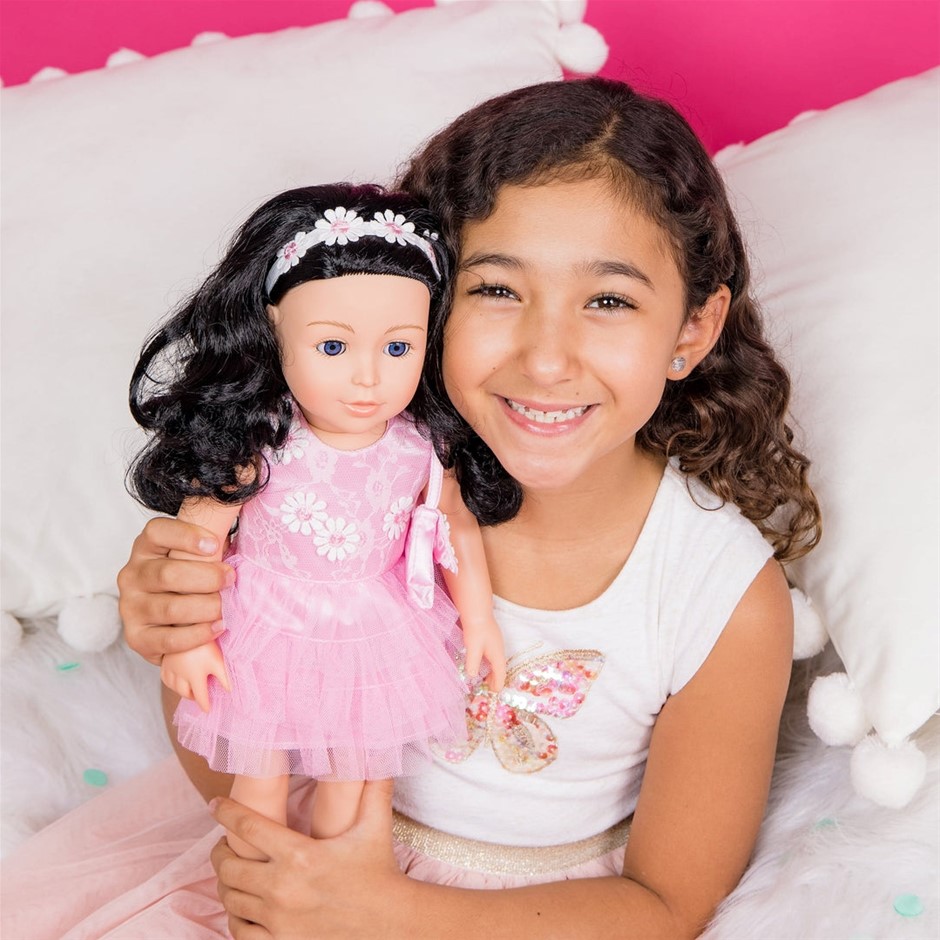 ADORA - Realistic 18-inch Doll - "ATHLETIC LILY". Soft, Huggable Body. Move