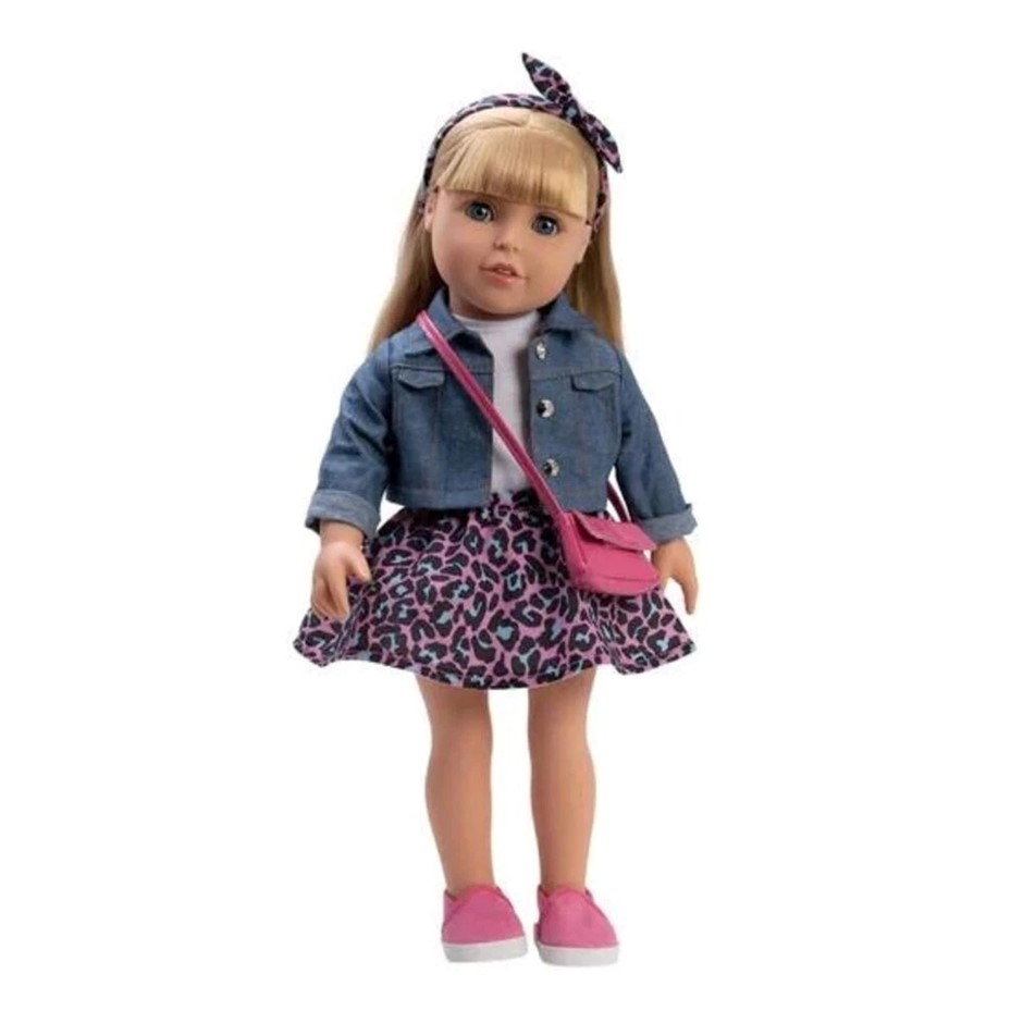 ADORA - Realistic 18-inch Doll - "CHEETAH CLAIRE". Soft, Huggable Body. Mo