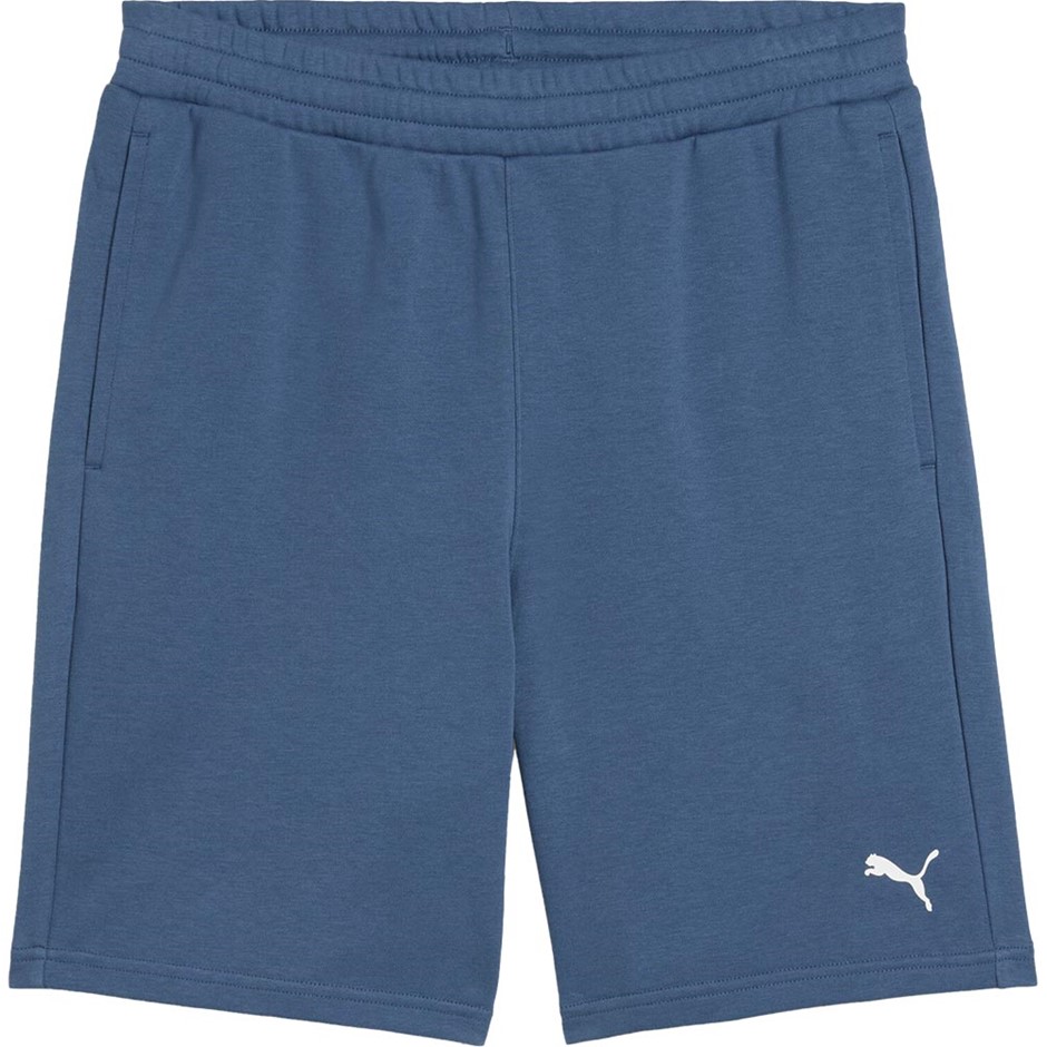 PUMA Men's Tad Essentials 8" Knit Short, Size 2XL, 70% Cotton, Dark Indigo