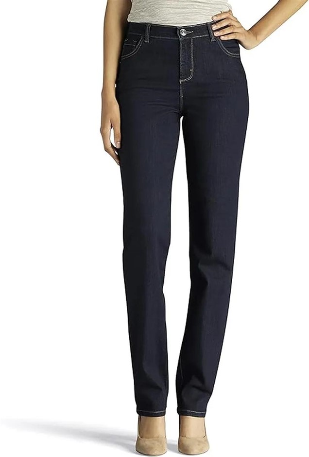 2 x LEE Women's Relaxed Straight High Rise Jean, Size 18 Medium (AU22), Her