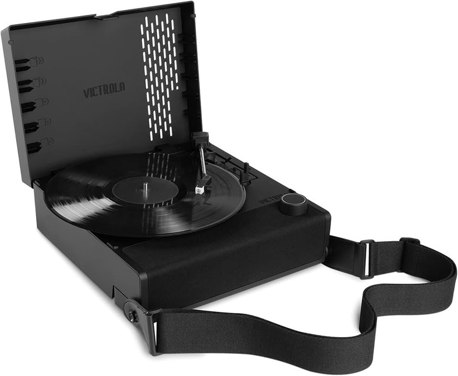 VICTROLA VSC-750SB-BLK Revolution GO Bluetooth Portable Record Player (s SP