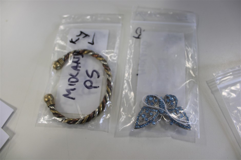 Assorted Jewellery - Butterfly Brooch and Bangle