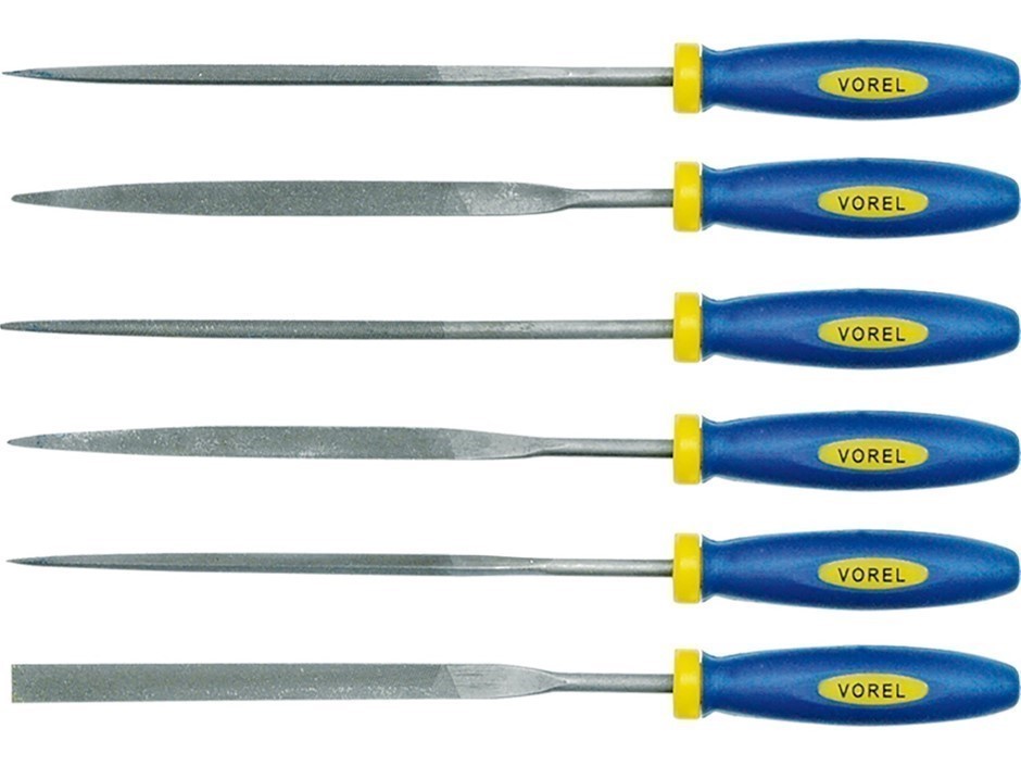 2 x VOREL 6pc 160mm Needle Files Sets.