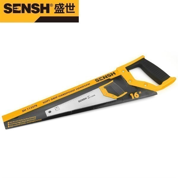 4 x SENSH 16" Soft Grip Hardpoint Handsaw.