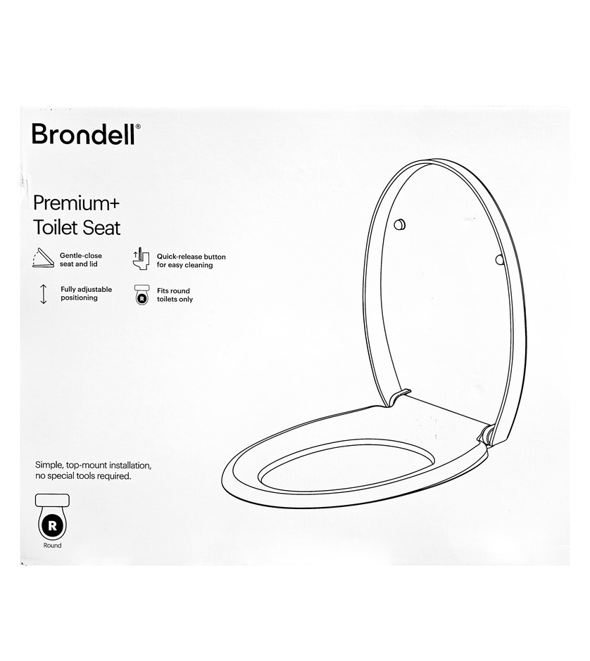 BRONDELL Premium Toilet Seat, Model: AUSPPTS-25.