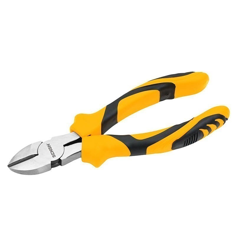 3 x SENSH 150mm Diagonal Cutting Pliers with Ergo Grip Handle.