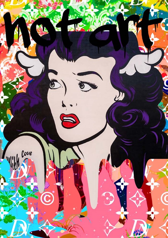 Death NYC Ltd Ed. Signed Graffiti Pop Art Print