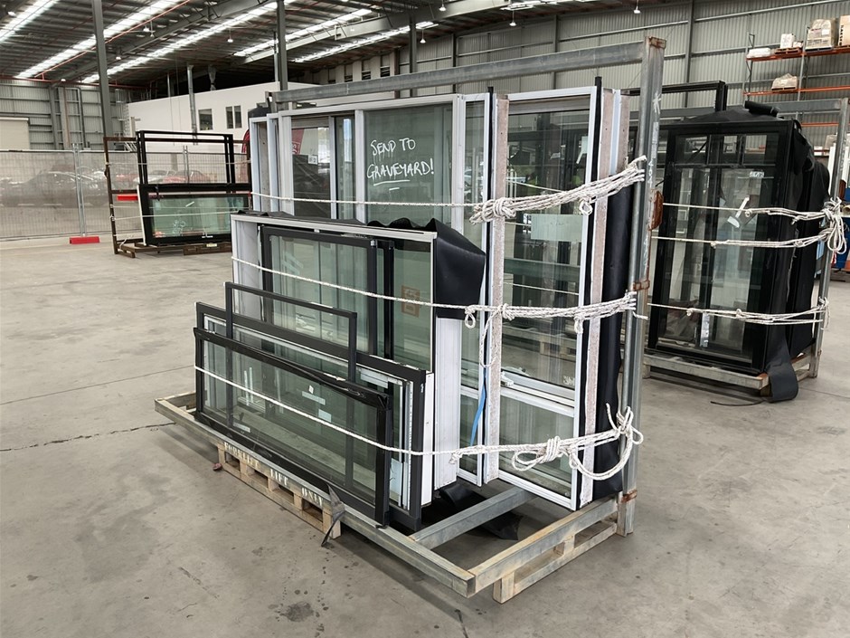 Assorted Alloy Window Frames x 10