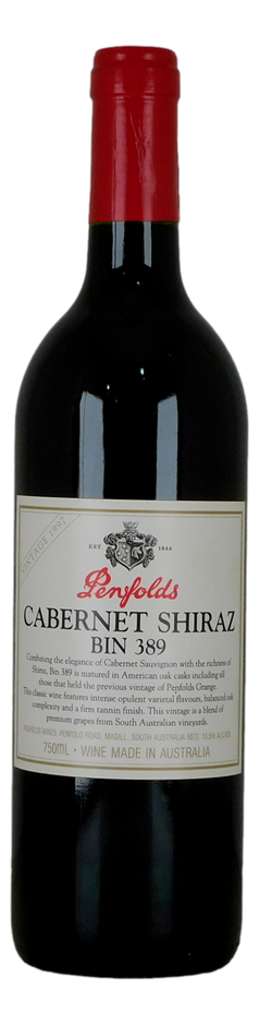 Penfolds Bin 389 Cabernet Shiraz 1997 Recorking Clinics 2022 (1x 750mL )