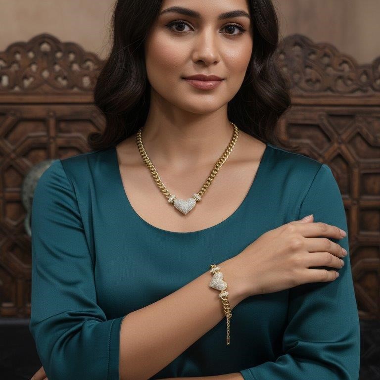 18KGold-filled/Italy Stamped Set   Solid Heavy Yellow Gold Filled  Chain