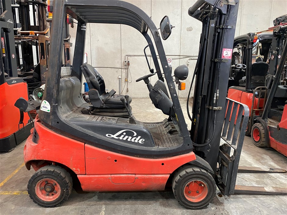 2005 Linde H18 4 Wheel Counterbalance Forklift