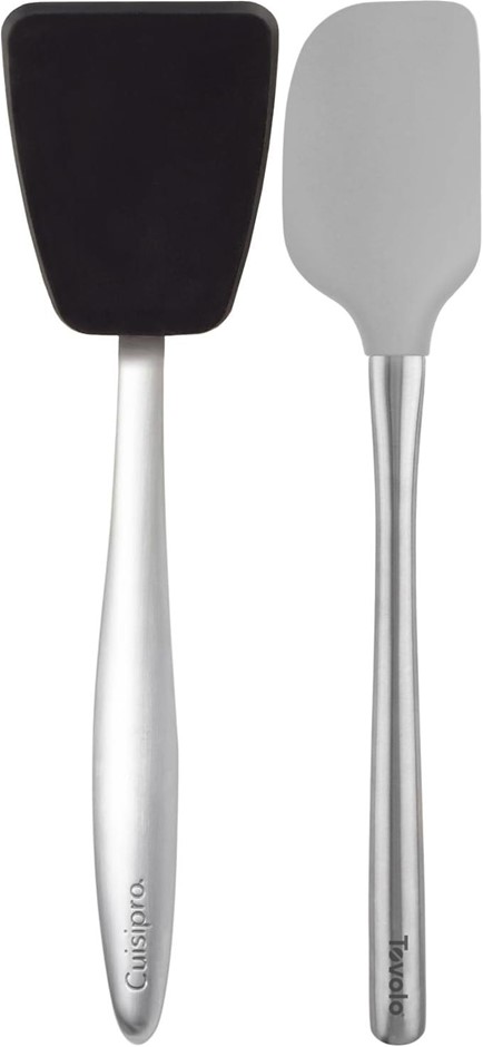 BUNDLE: CUISINPRO Piccolo Silicone Turner (20 cm) & TOVOLO Flex-Core Stainl