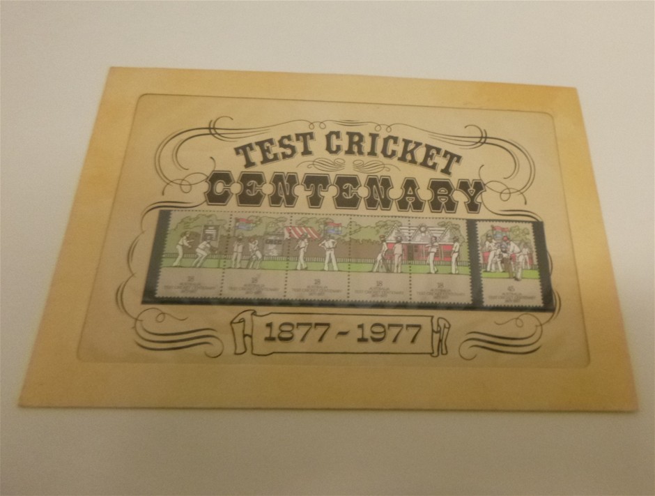 Test Cricket Centenary Collectable Stamp