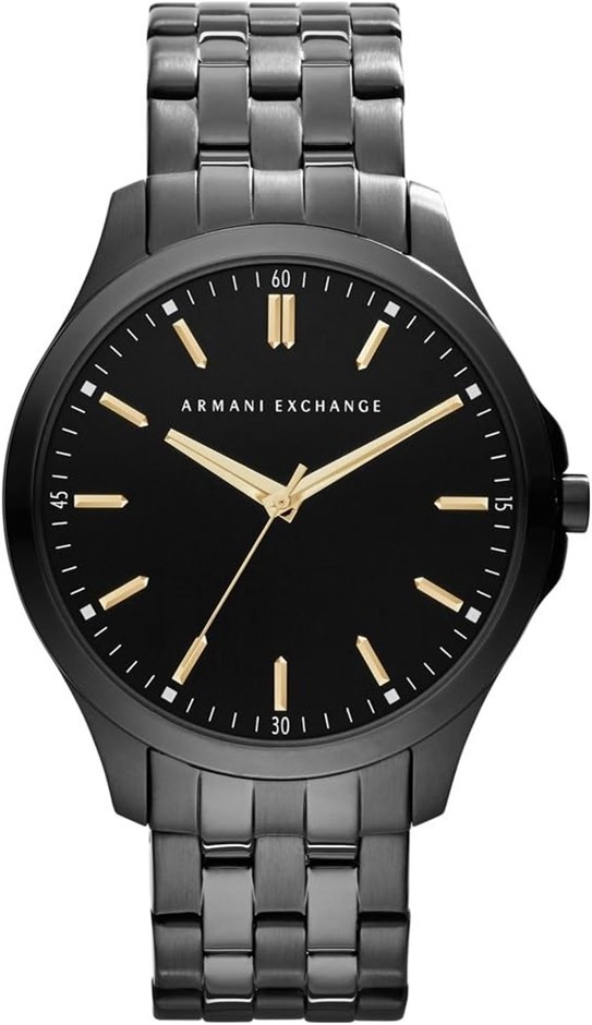 ARMANI EXCHANGE Men's Hampton Stainless Steel Watch, AX2144, Black