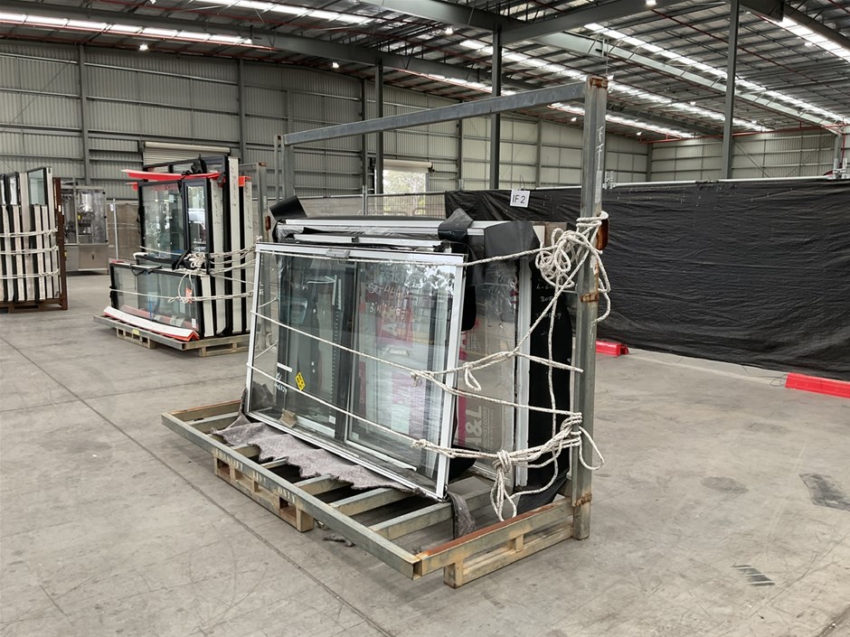 Assorted Alloy Window Frames x 3