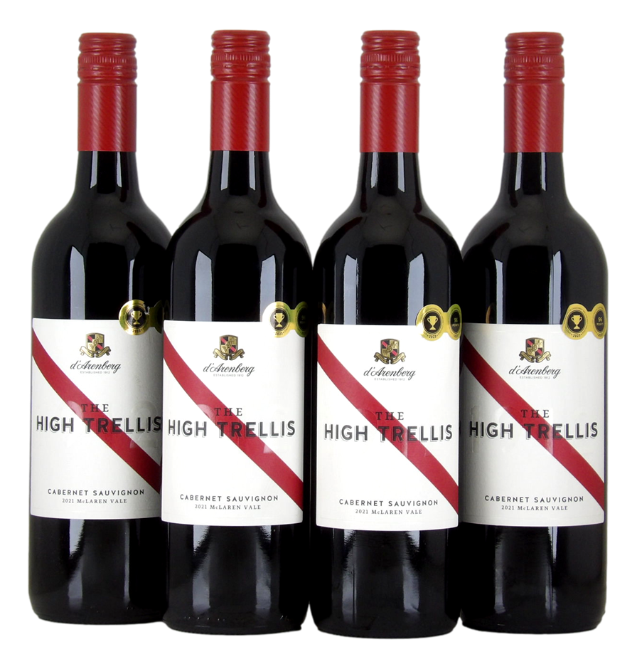 d'Arenberg High Trellis Cabernet Sauvignon 2021 (4x 750mL)