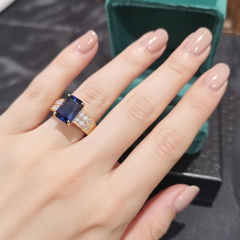 18KGF/Italy White Gold Filled Ring -(stamped)-Warranty Quality-9US