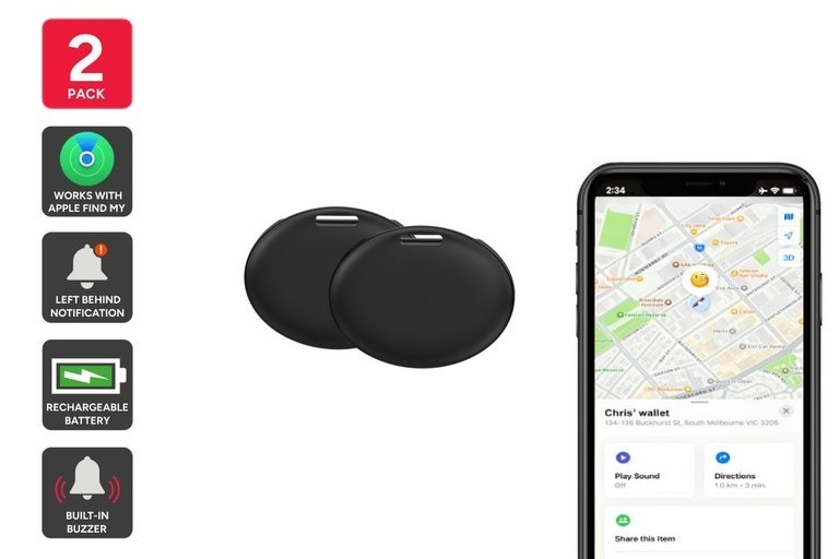 KOGAN Smart Tag Tracker for Apple Find My (2 Pack). Buyers Note - Discount