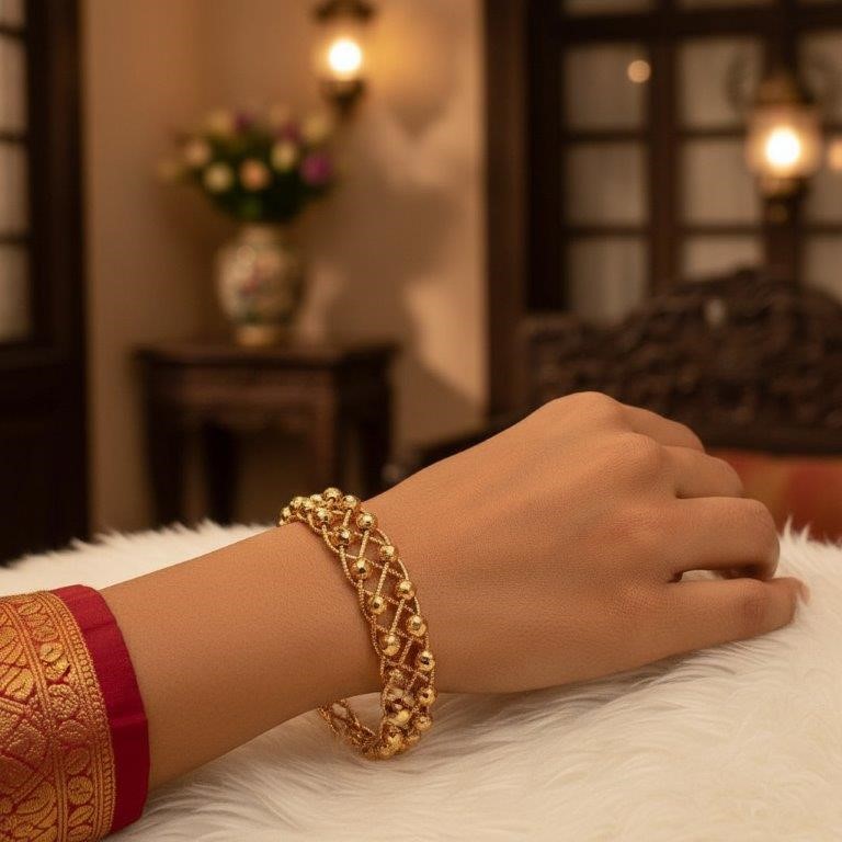 18KGold-filled/Italy Stamped Rose Gold Filled  Bangle -60MM