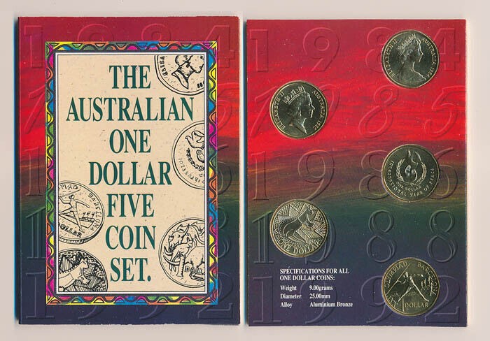 Australia: 1984-1992 $1 Collection in RAM Card