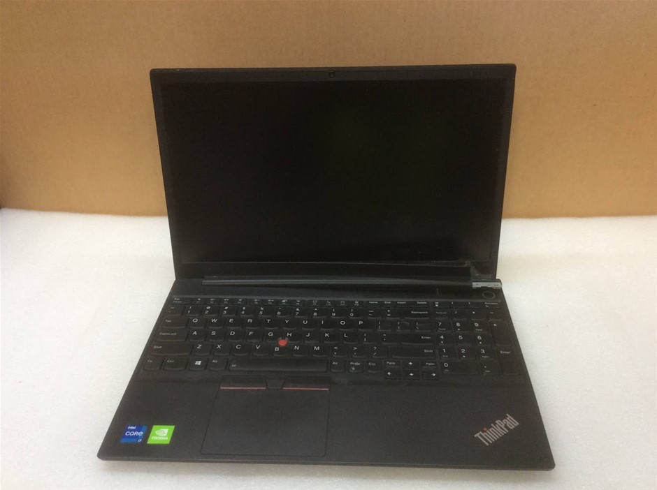 LENOVO E15 LAPTOP I7-1165G7 8GBRAM NO HDD