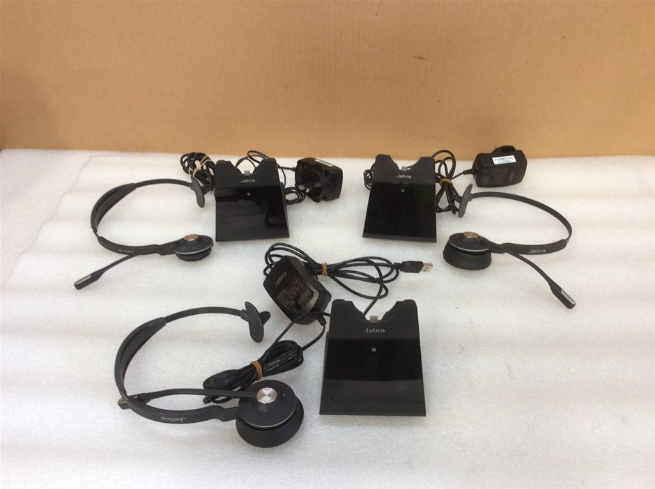 Headset Jabra Engage 75 WHB050BS (Lot of 3)