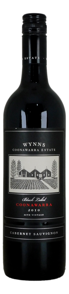 WYNNS Coonawarra Cab Sauv Black Label 2010 (1x 750mL), SA.