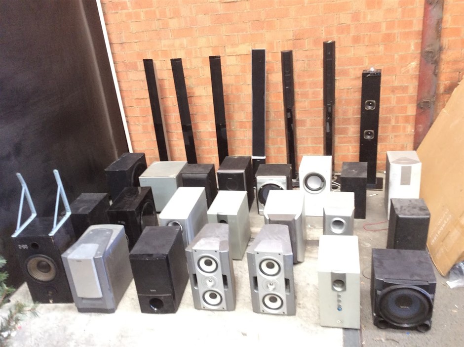 Mixed Brands Home Theatre Speakers And Subwoofers