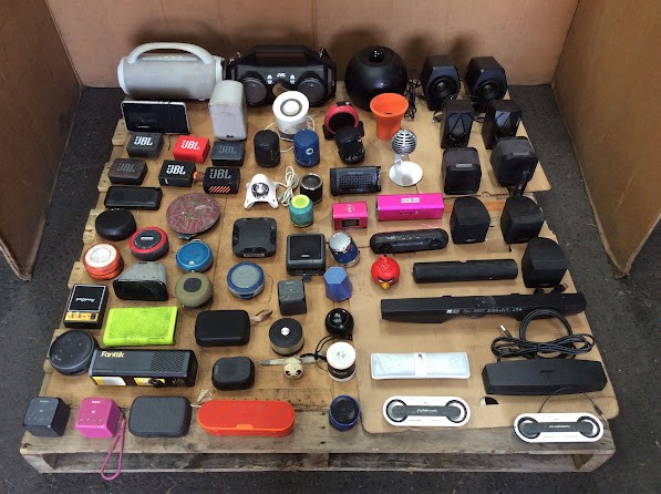 JBL/JVC/BOSE Mixed Brand and Model Portable Bluetooth Speakers (Lot of 70)