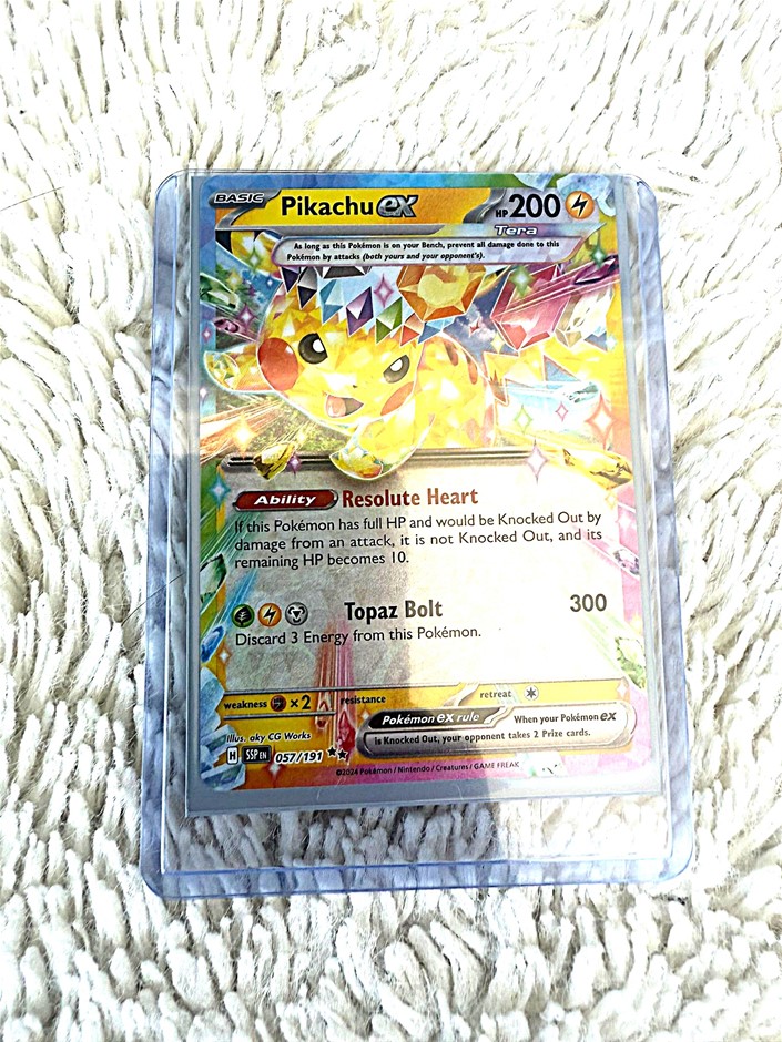 Pikachu EX 057/191 RR ENG