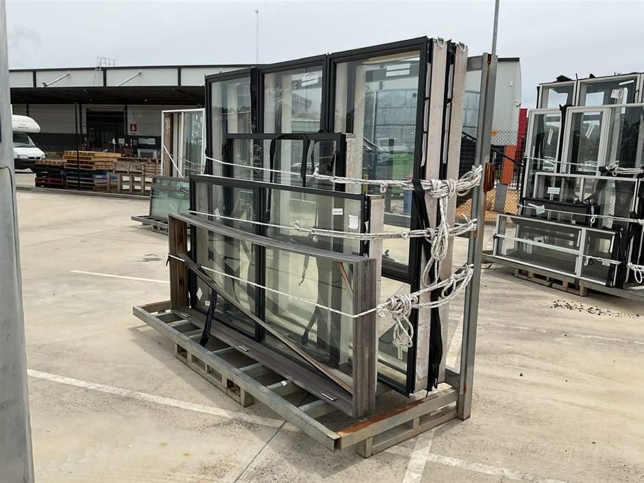 Assorted Alloy Window Frames x 8