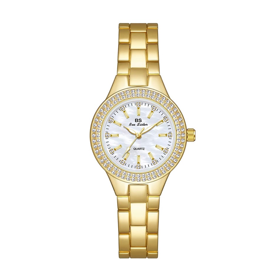 Top Quality Ladies Wrist Watch with Zircon Gemstones