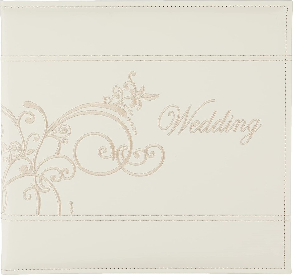 3 x PIONEER 12 x 12 Wedding Memories Embroidered Photo Album, Faux Leather