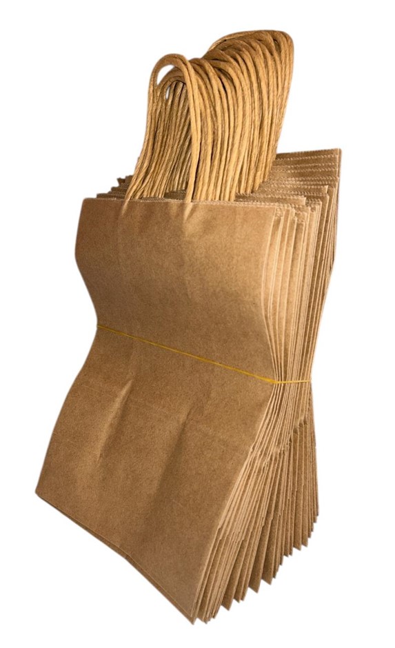 25x Brown Paper Bags