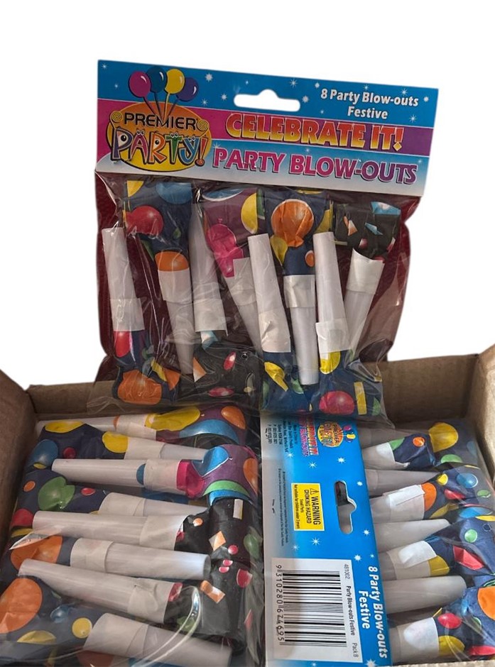 12x Packs of Party Blowouts