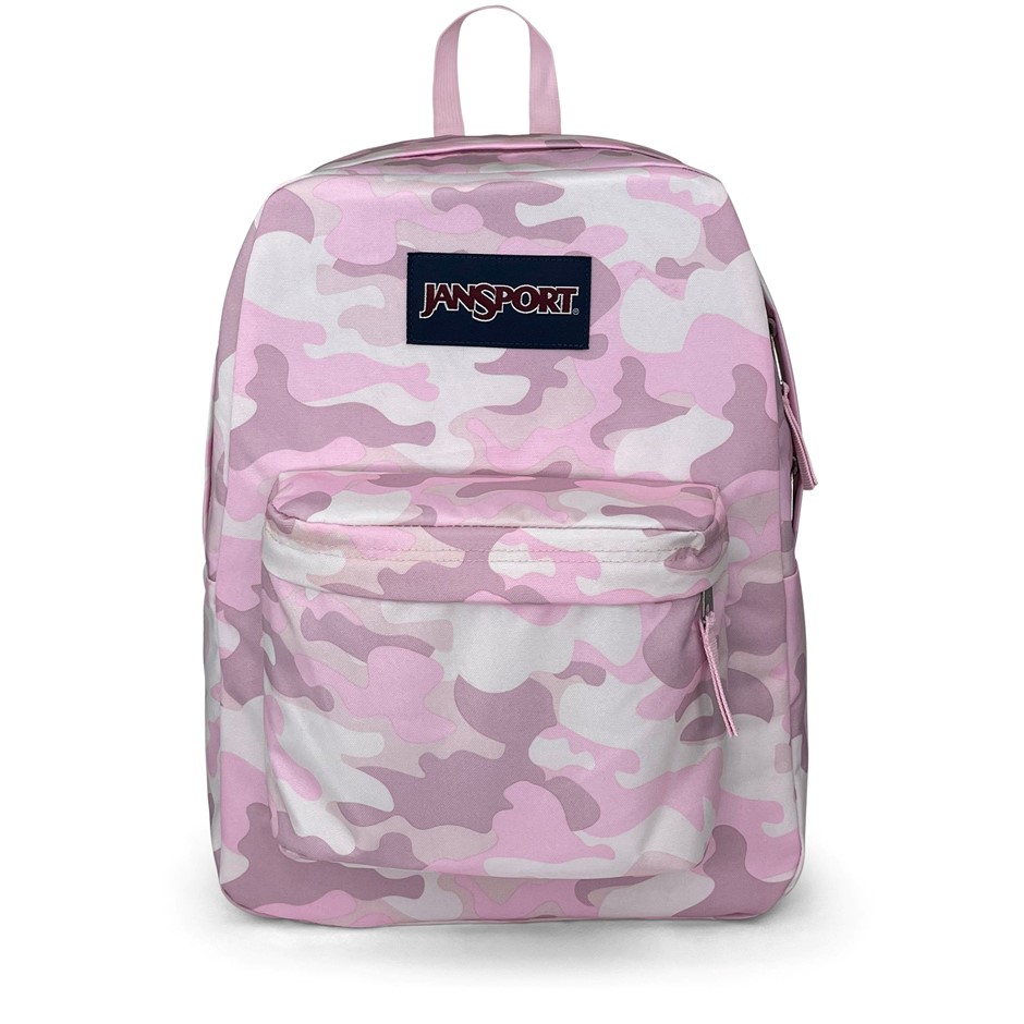 JANSPORT, Camo Backpack, Pink