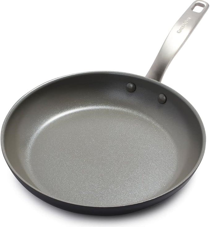 GREENPAN Chatham Hard Anodized Healthy Ceramic Nonstick, 10" Frying Pan Ski