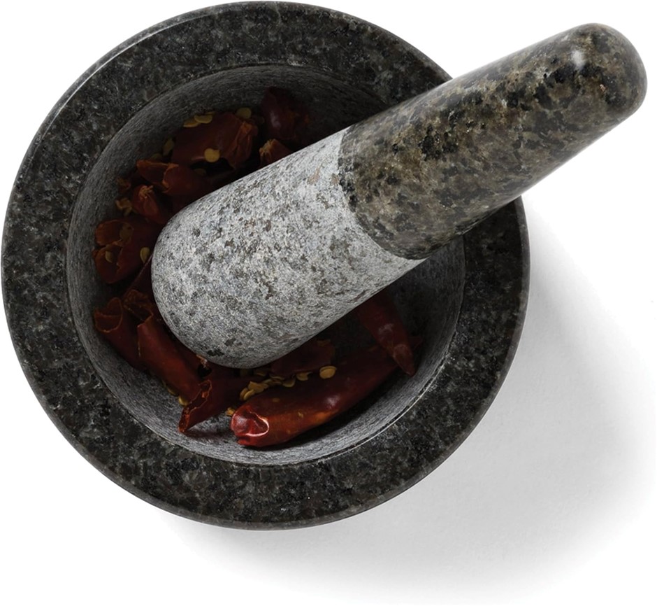 FOX RUN Mortar and Pestle, 4.7 x 2.75 inch, Granite