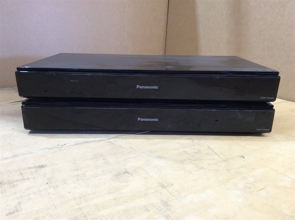 Panasonic DMR-XW440 Dvd Recorder (Lot of 2)