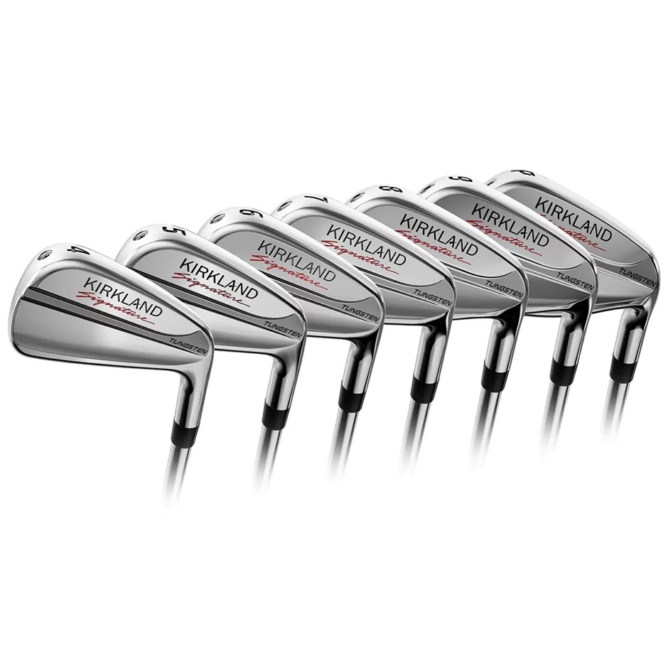 SIGNATURE 7-Piece Golf Iron Set, Stiff Flex, Irons: 4i, 5i, 6i, 7i, 8i, 9i