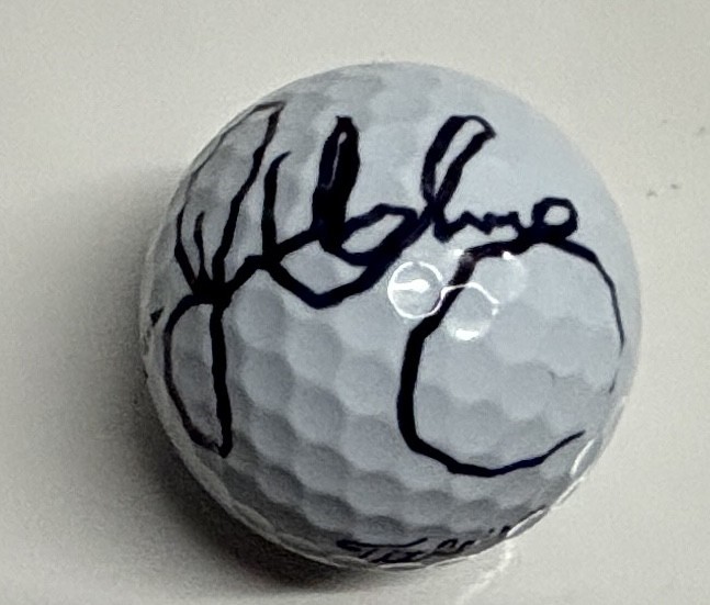 RORY McILROY SIGNED GOLF BALL IN CASE