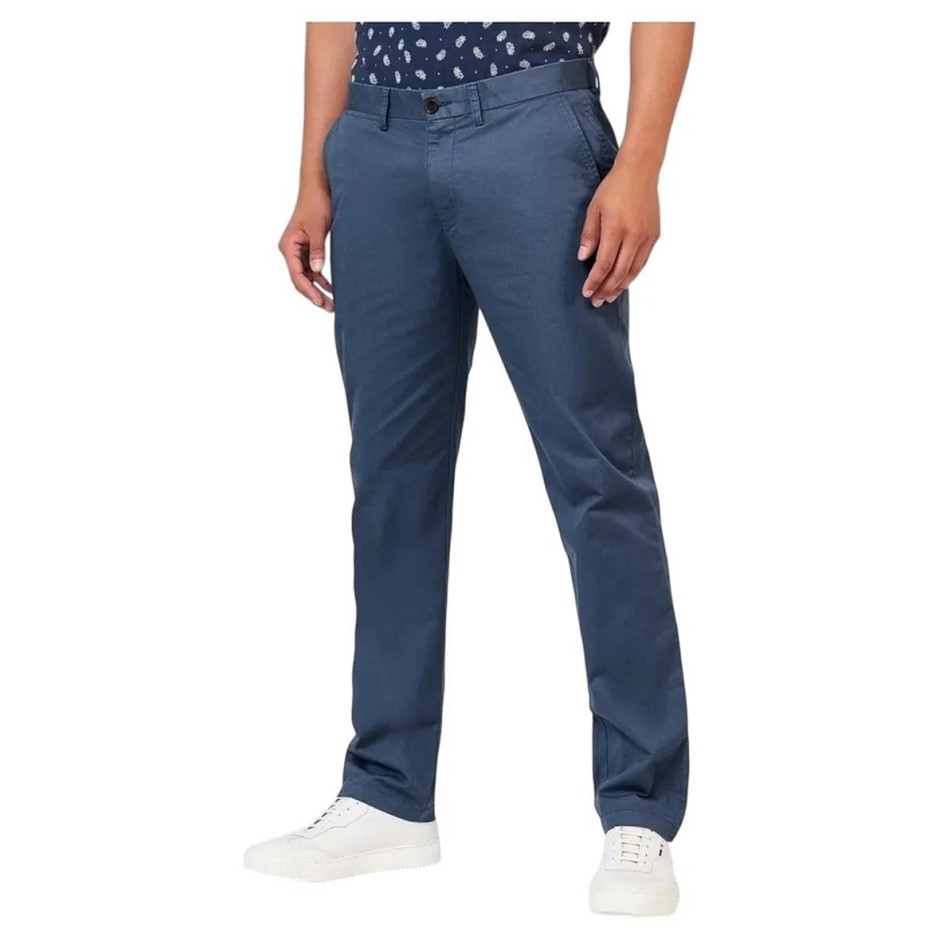 BEN SHERMAN Men's Stretch Slim Chino Pants, Size 34x32, Blue Denim (801), 9