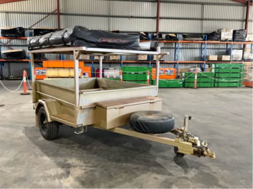 2021 Treg 7x5  Single Box Trailer with Darche Roof Top Tent