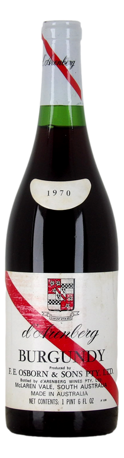d'Arenberg Wines Burgundy Shiraz 1970 (1x 1PT6FLOZ), McLaren Vale