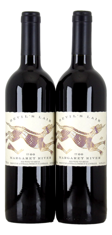 Devil'S Lair Wines Cabernet Sauvignon 2000 (2x 750mL), WA. 