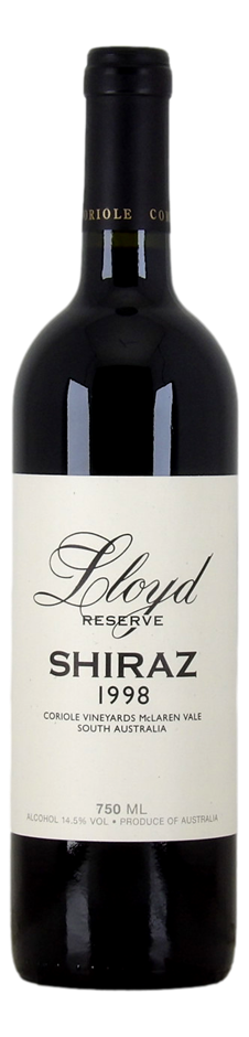 Coriole Lloyd Reserve Shiraz 1998 (1x 750mL), Western Australia