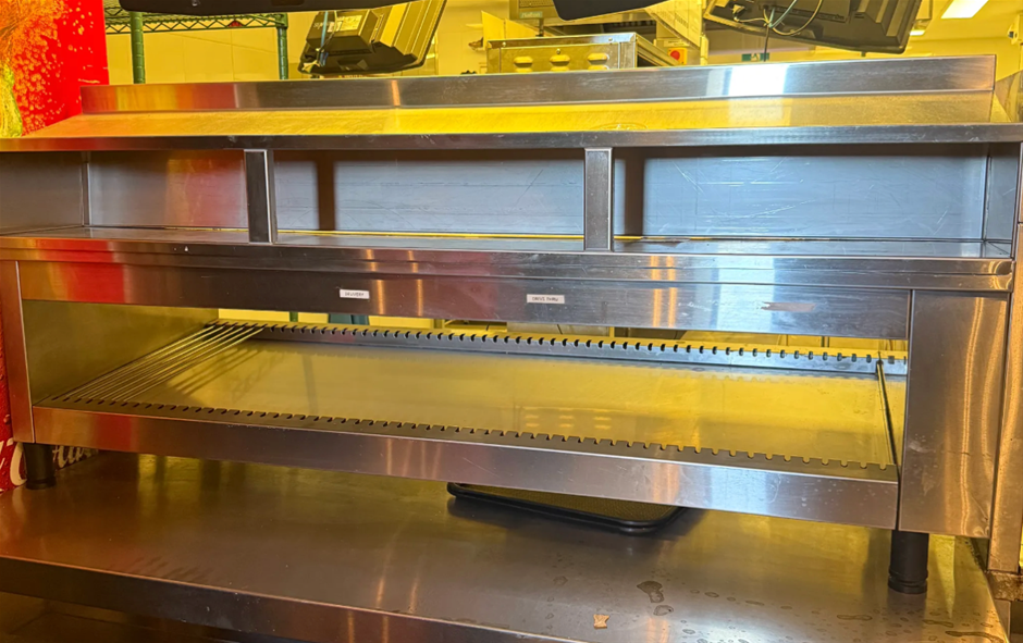 Stoddart Heated Burger Chute