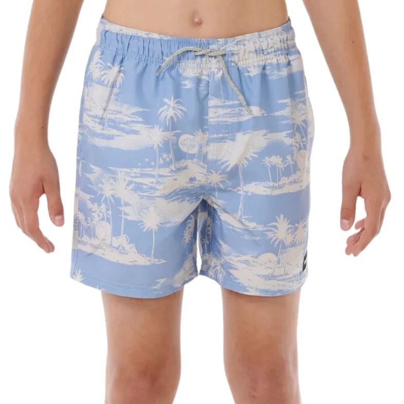 RIP CURL Boys Dreamers Volley Spray Blue, Size 12