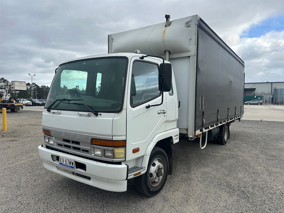 2001 Mitsubishi FK600 4 x 2 Curtainsider Rigid Truck